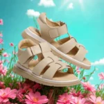 Туфли открытые летние для школьников девочек Модель 184